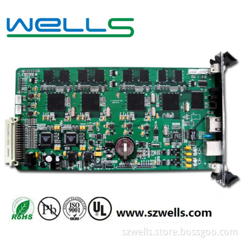 Industrial Control Circuit Board with Components